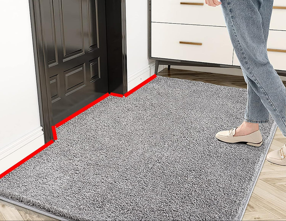 Ultra Soft Thick Microfiber Non Slip Bath Mat