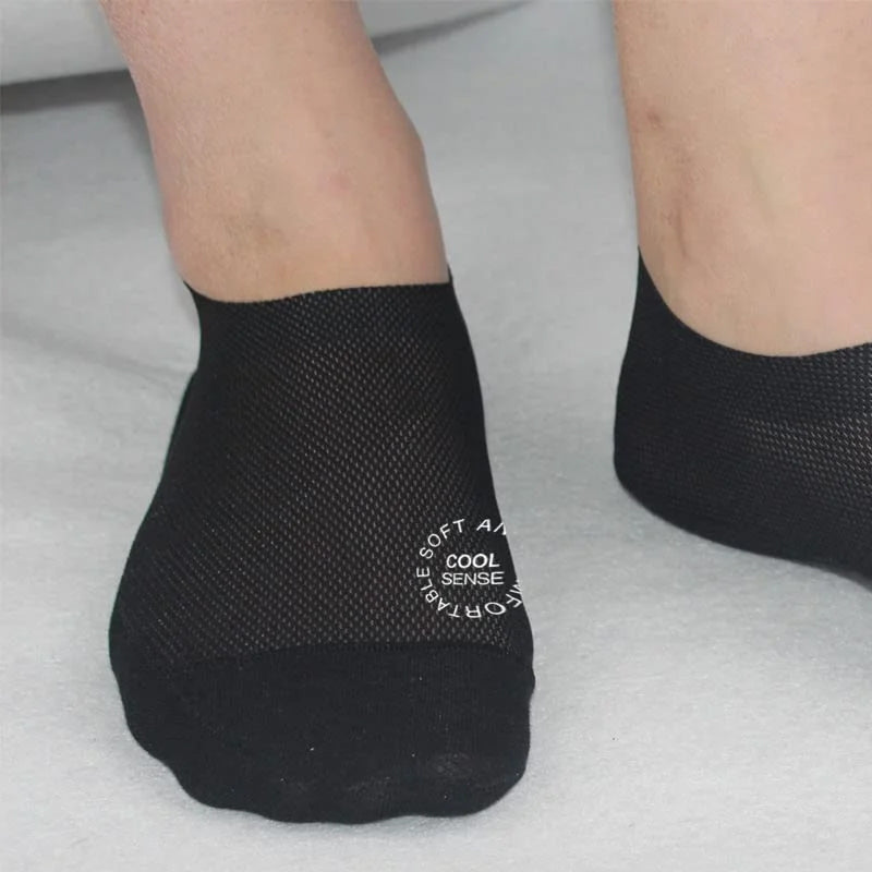 Ultra Thin No Show Liner Socks with Non Slip Grip