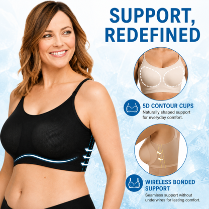 Ultra Thin Seamless Ice Silk Cooling Bra