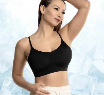 Ultra Thin Seamless Ice Silk Cooling Bra