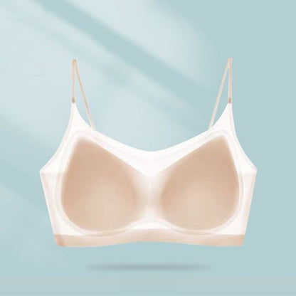 Ultra Thin Seamless Ice Silk Cooling Bra