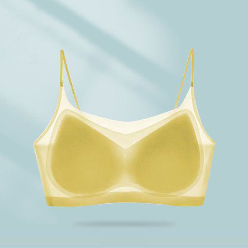 Ultra Thin Seamless Ice Silk Cooling Bra