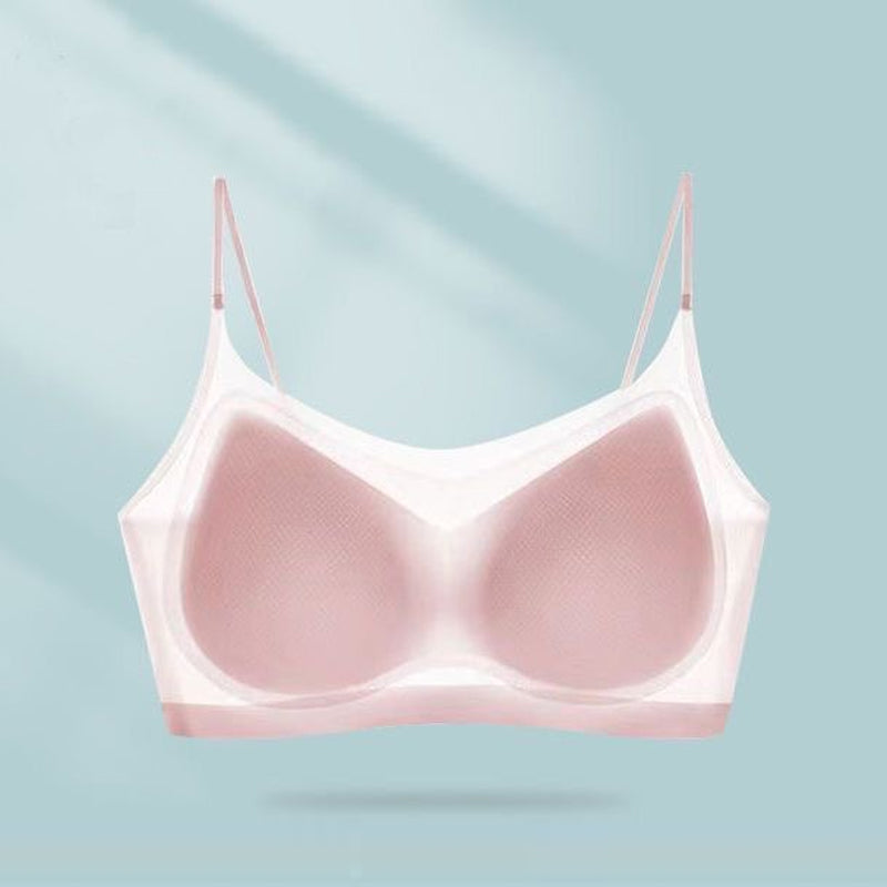 Ultra Thin Seamless Ice Silk Cooling Bra