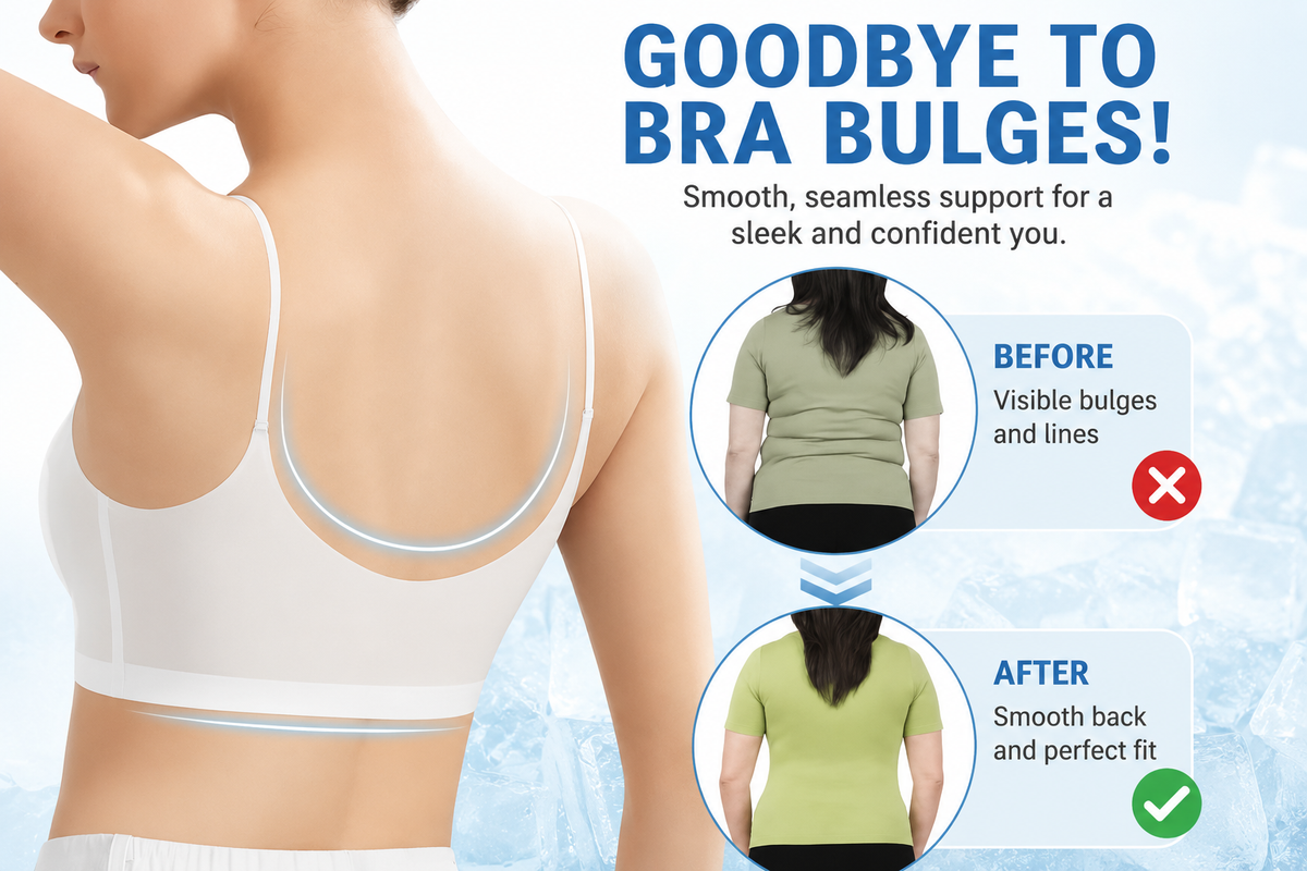 Ultra Thin Seamless Ice Silk Cooling Bra