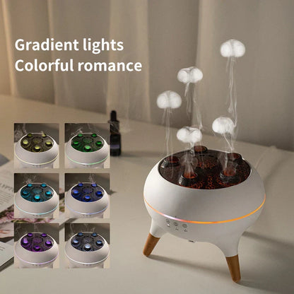 Ultrasonic Aroma Humidifier with LED Mist Light