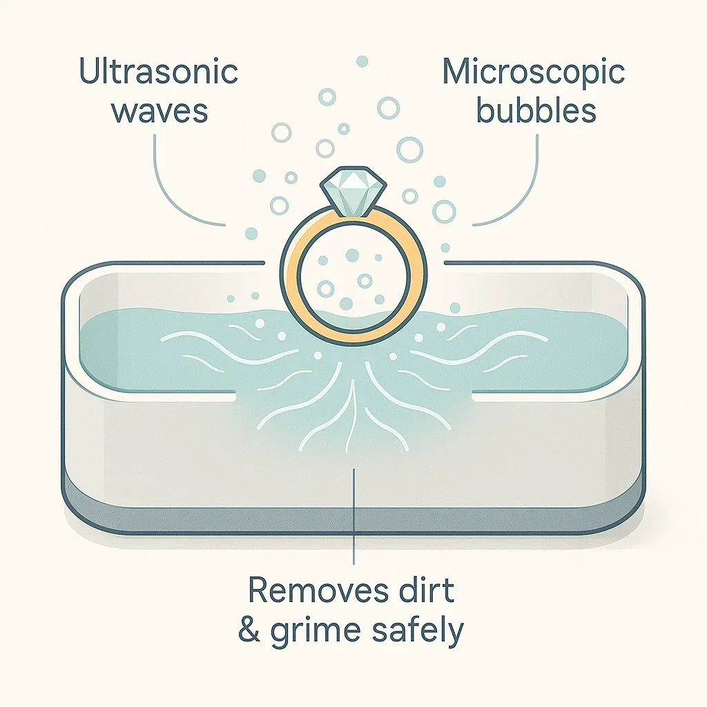 Ultrasonic Cleaning Machine for Jewelry Glasses Watches and Dentures