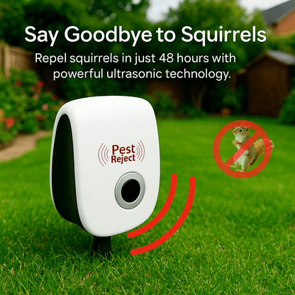 Ultrasonic Pest Repeller Device Outdoor Garden Animal Deterrent Electronic Yard Protection System