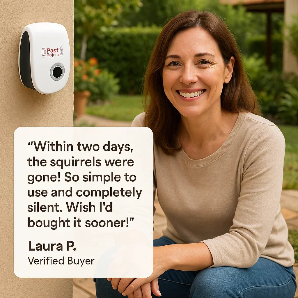 Ultrasonic Pest Repeller Device Outdoor Garden Animal Deterrent Electronic Yard Protection System