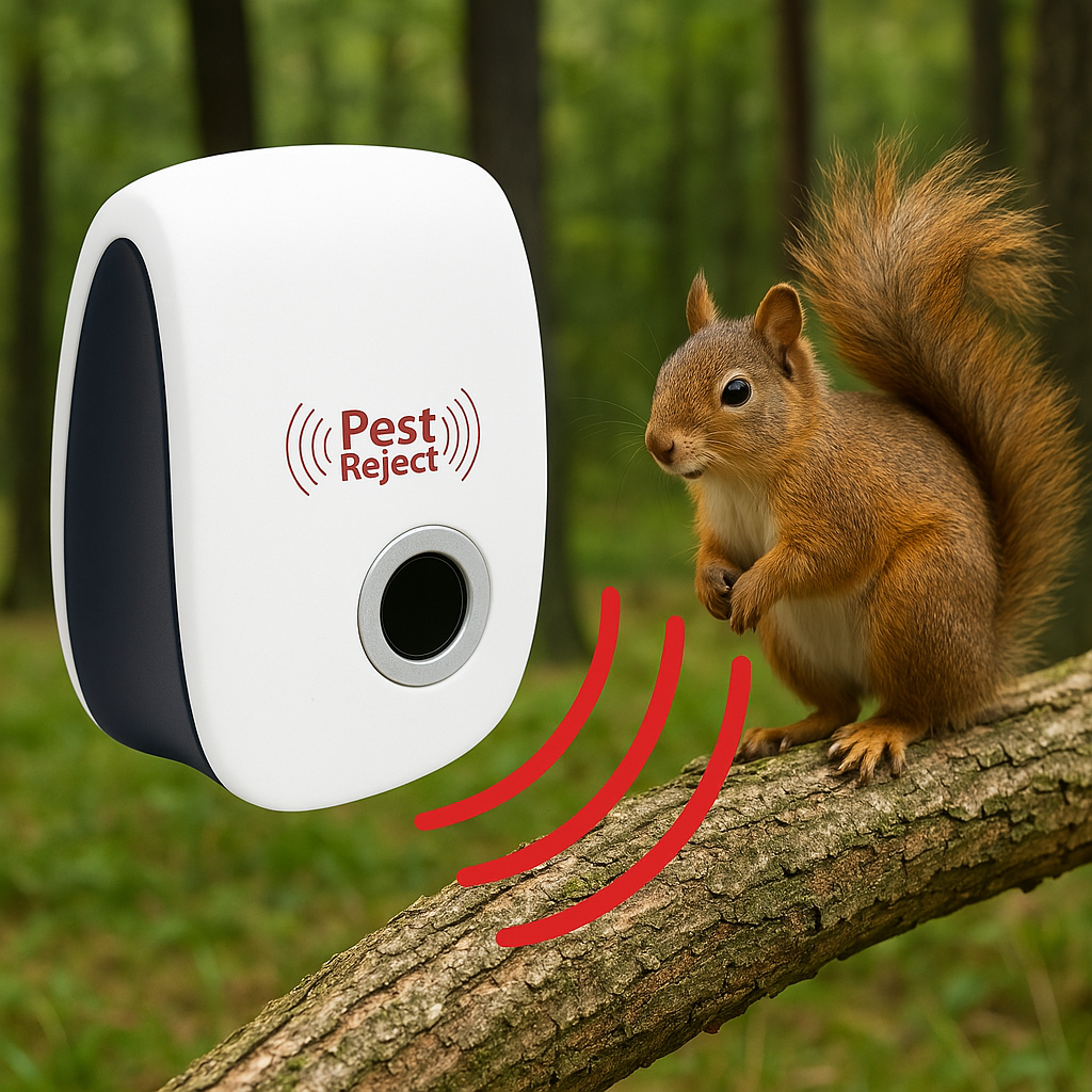 Ultrasonic Pest Repeller Device Outdoor Garden Animal Deterrent Electronic Yard Protection System