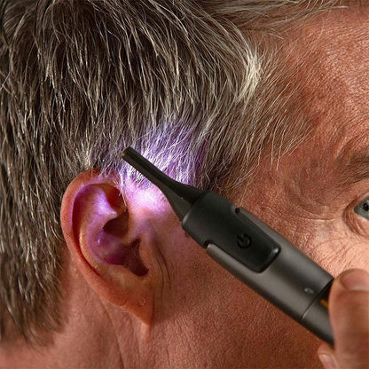 Ultrathin Precision Facial Hair Trimmer with LED Light