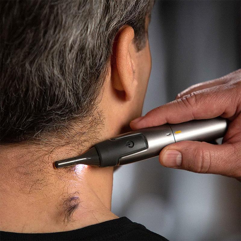 Ultrathin Precision Facial Hair Trimmer with LED Light