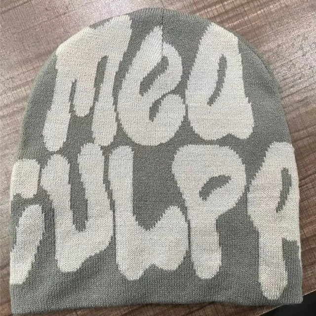 Unisex Ribbed Knit Winter Beanie Hat