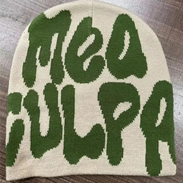 Unisex Ribbed Knit Winter Beanie Hat