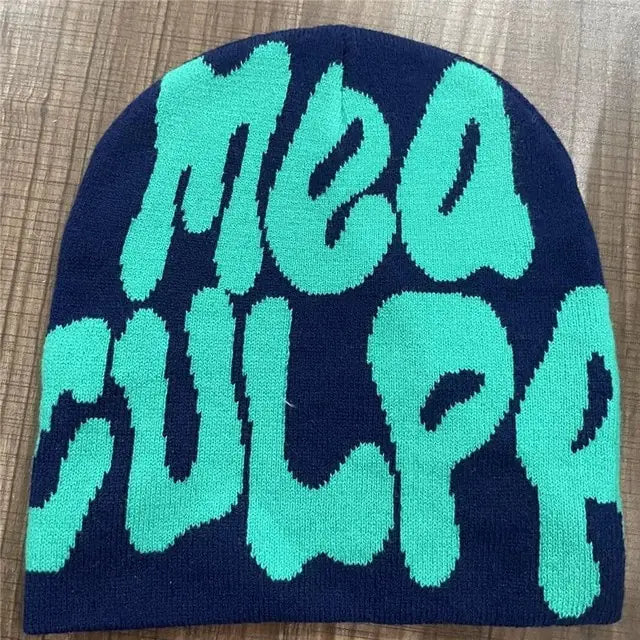 Unisex Ribbed Knit Winter Beanie Hat