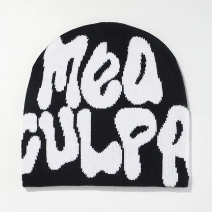 Unisex Ribbed Knit Winter Beanie Hat