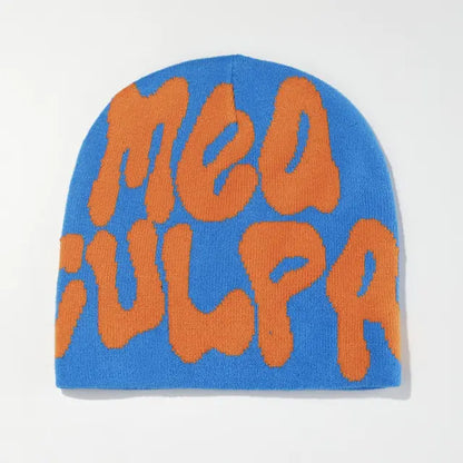 Unisex Ribbed Knit Winter Beanie Hat