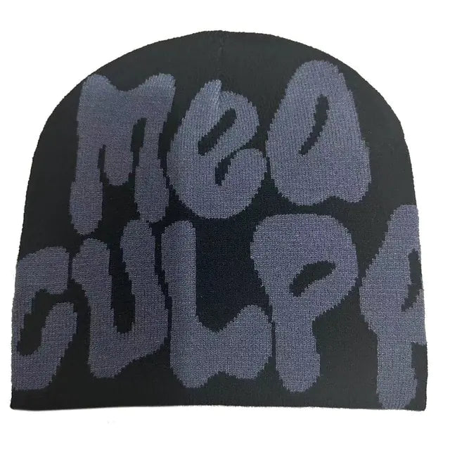 Unisex Ribbed Knit Winter Beanie Hat