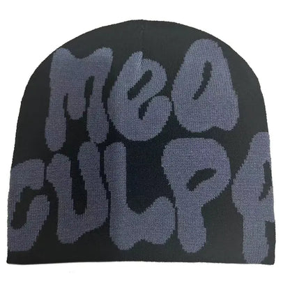 Unisex Ribbed Knit Winter Beanie Hat
