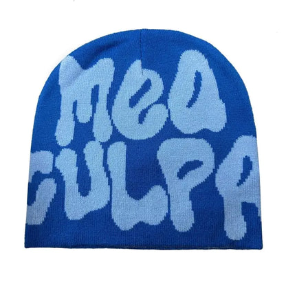 Unisex Ribbed Knit Winter Beanie Hat