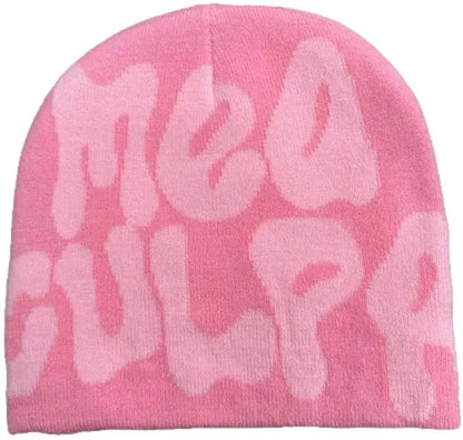 Unisex Ribbed Knit Winter Beanie Hat