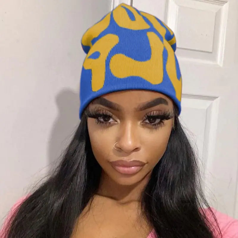 Unisex Ribbed Knit Winter Beanie Hat