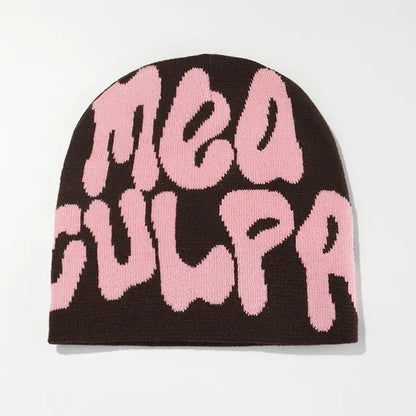 Unisex Ribbed Knit Winter Beanie Hat
