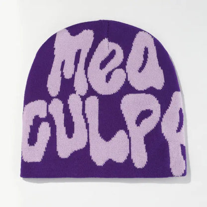 Unisex Ribbed Knit Winter Beanie Hat