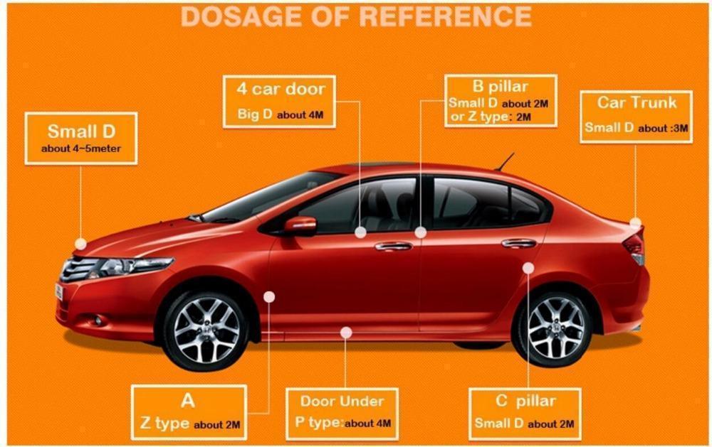 Universal Adhesive Car Door Weather Seal Strip