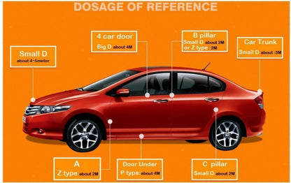 Universal Adhesive Car Door Weather Seal Strip