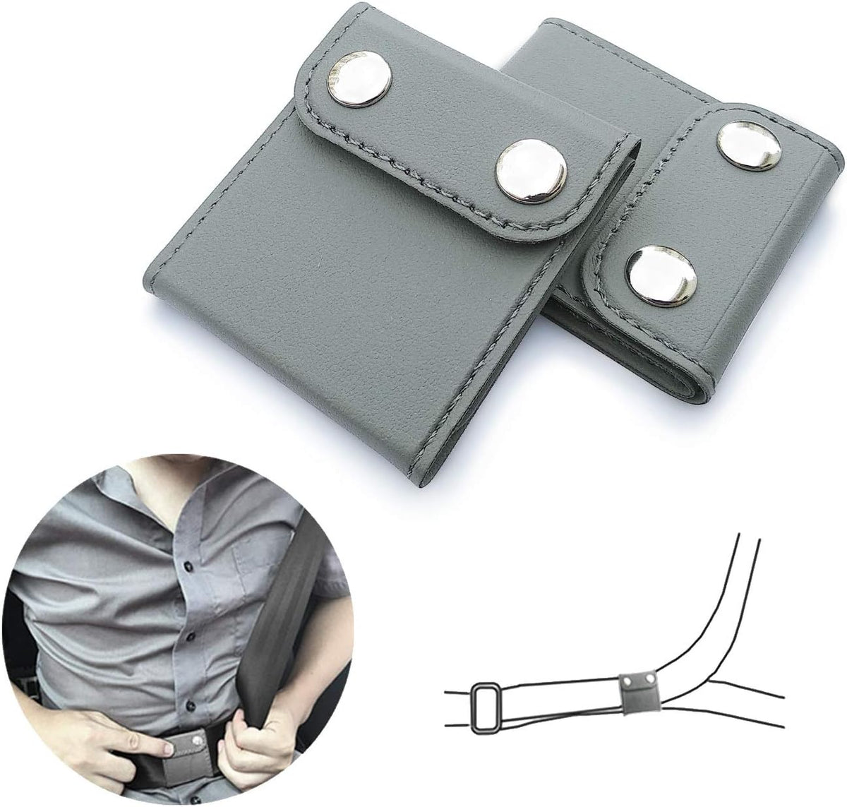 Universal Car Seat Belt Adjuster for Kids and Adults