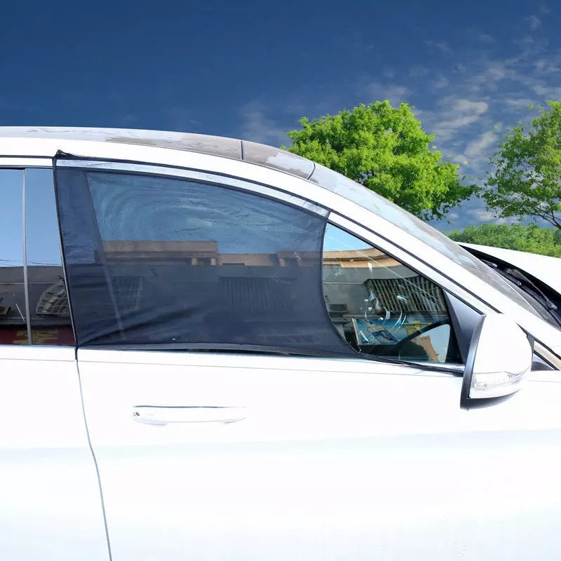 Universal Car Window Sun Shades with Mesh Privacy Screen