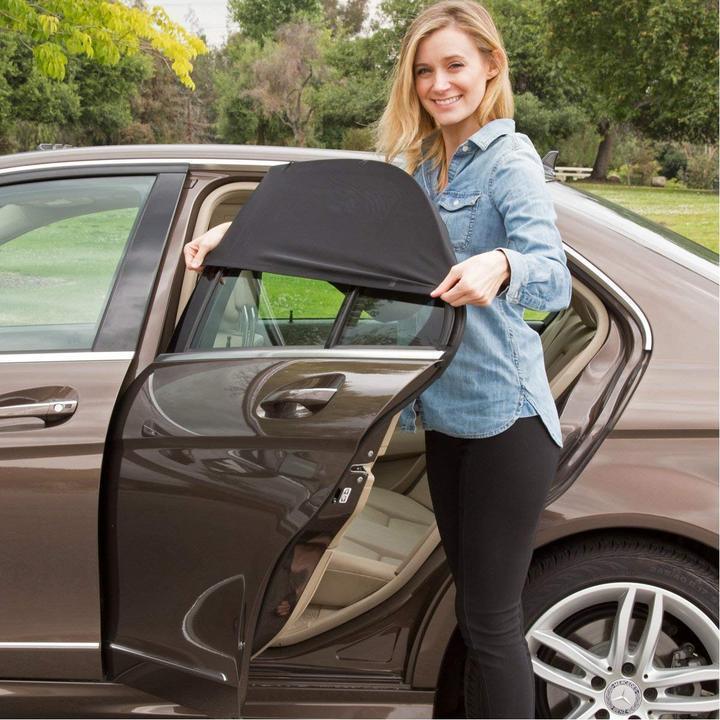 Universal Car Window Sun Shades with Mesh Privacy Screen