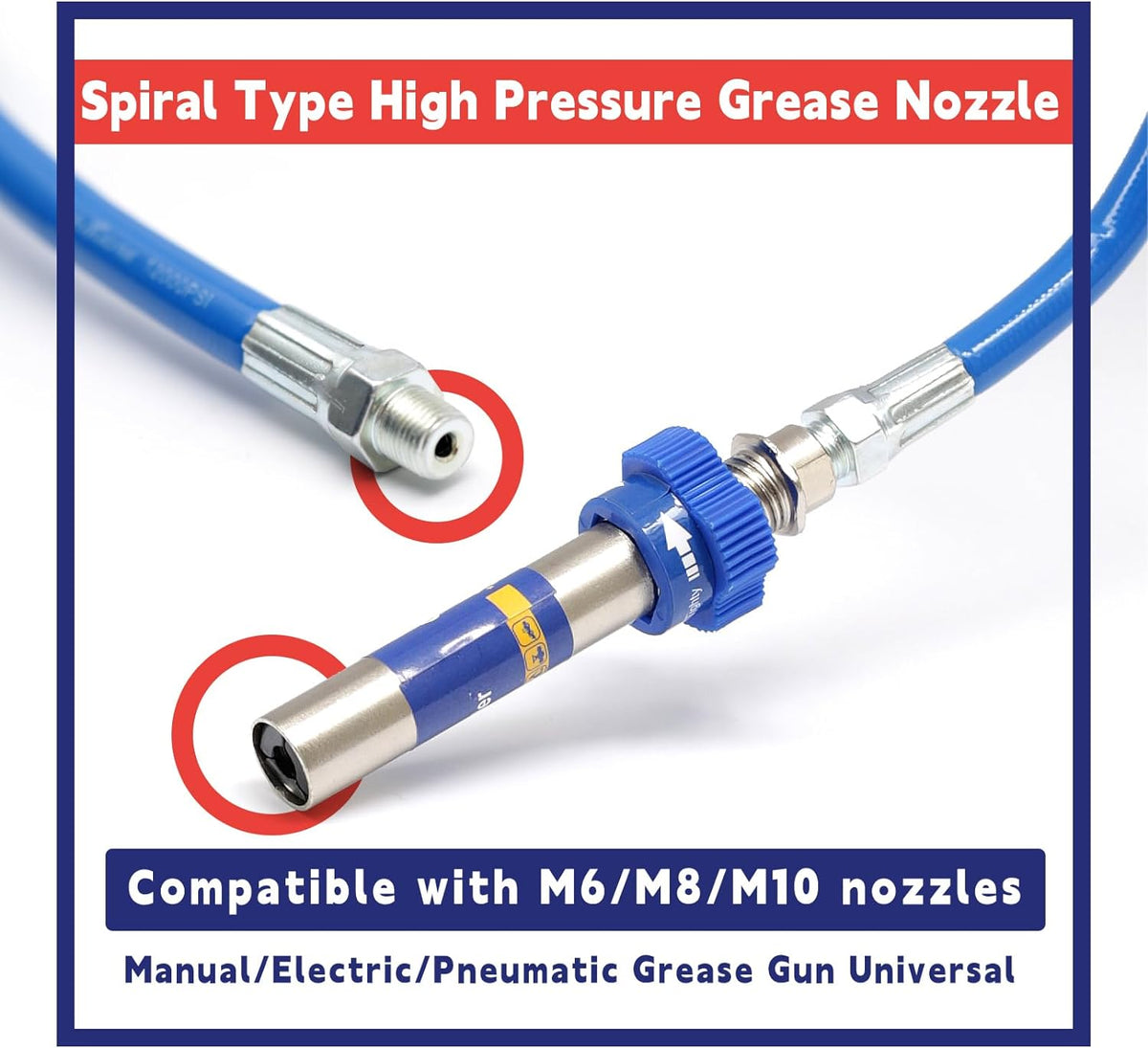 Universal Locking Grease Gun Coupler