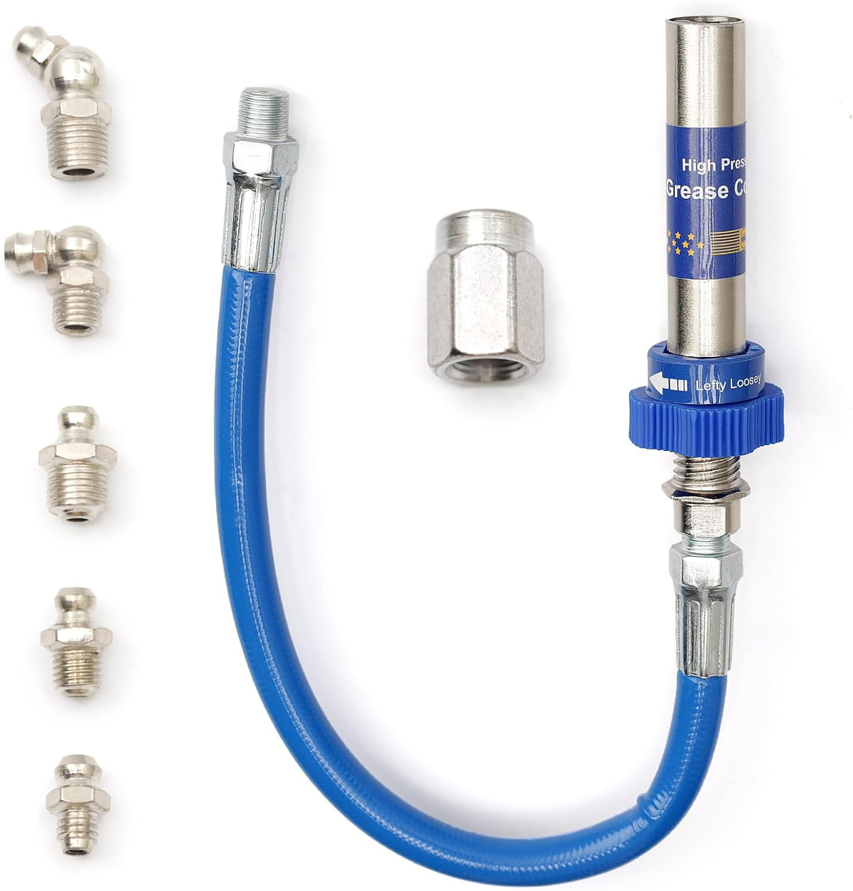 Universal Locking Grease Gun Coupler