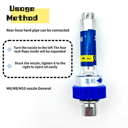 Universal Locking Grease Gun Coupler