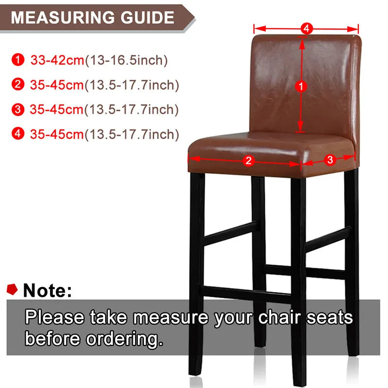 Universal Stretch Bar Stool Chair Cover