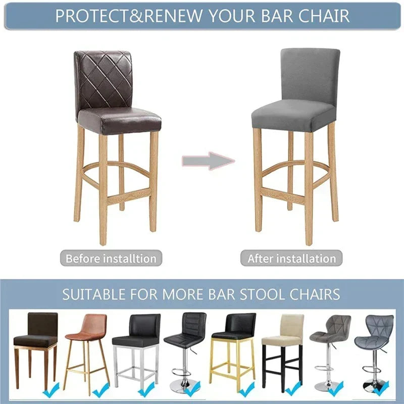 Universal Stretch Bar Stool Chair Cover