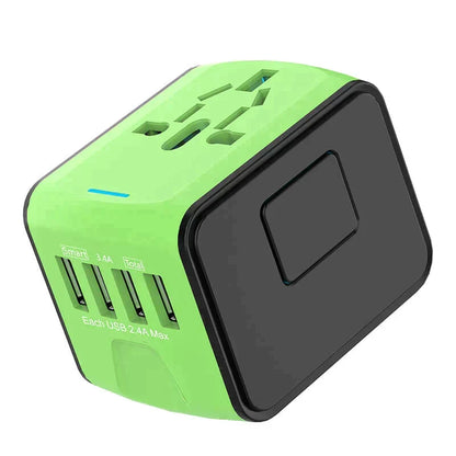 Universal Travel Adapter Voltage Converter USB Charger