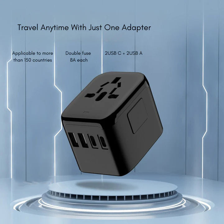 Universal Travel Adapter Voltage Converter USB Charger