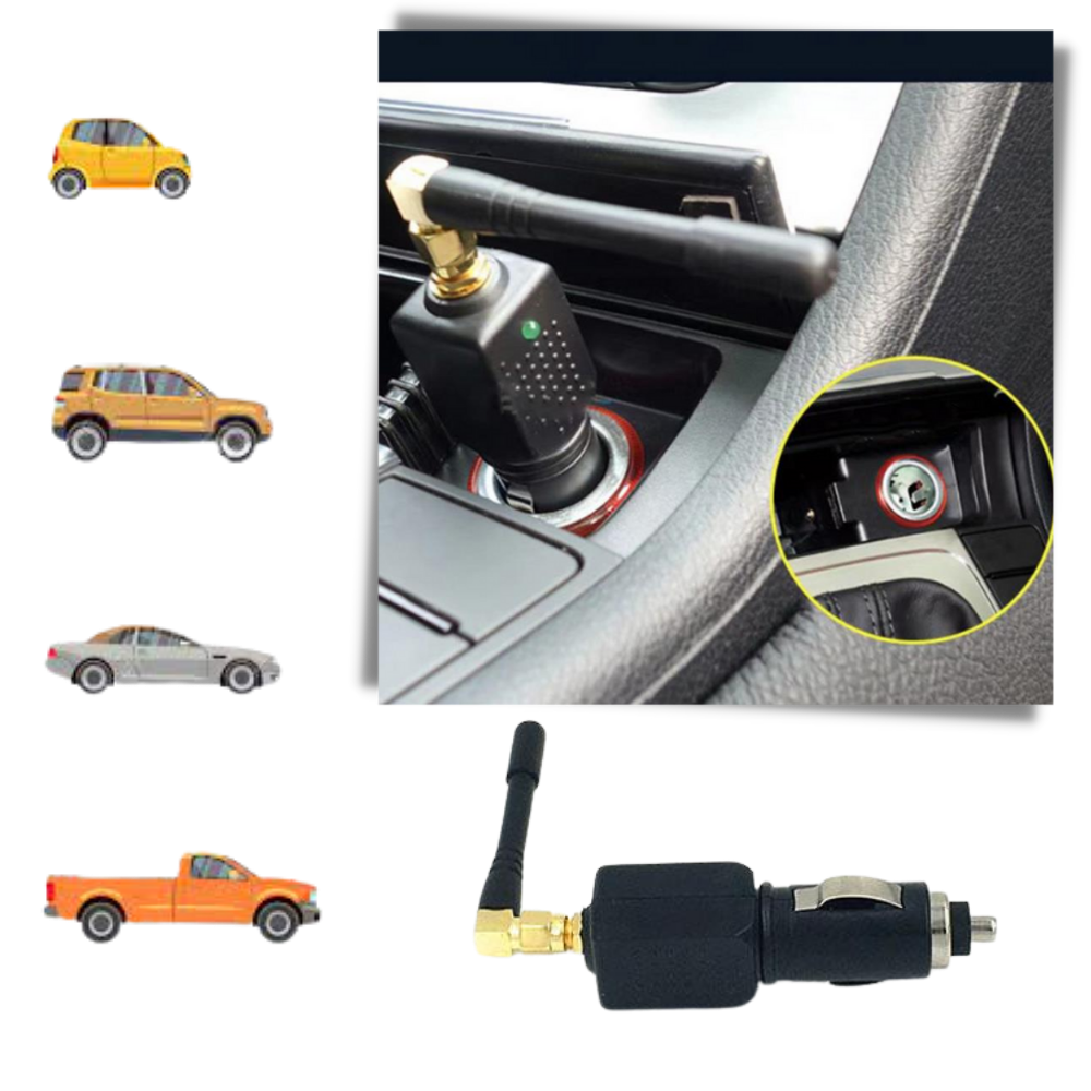 Vehicle GPS Tracker with Real Time Location Monitoring and Compact Design