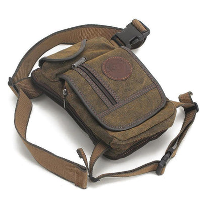 Vintage Canvas Rider Leg Bag