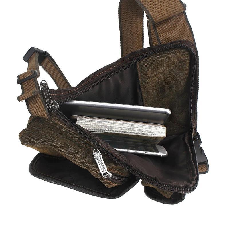 Vintage Canvas Rider Leg Bag