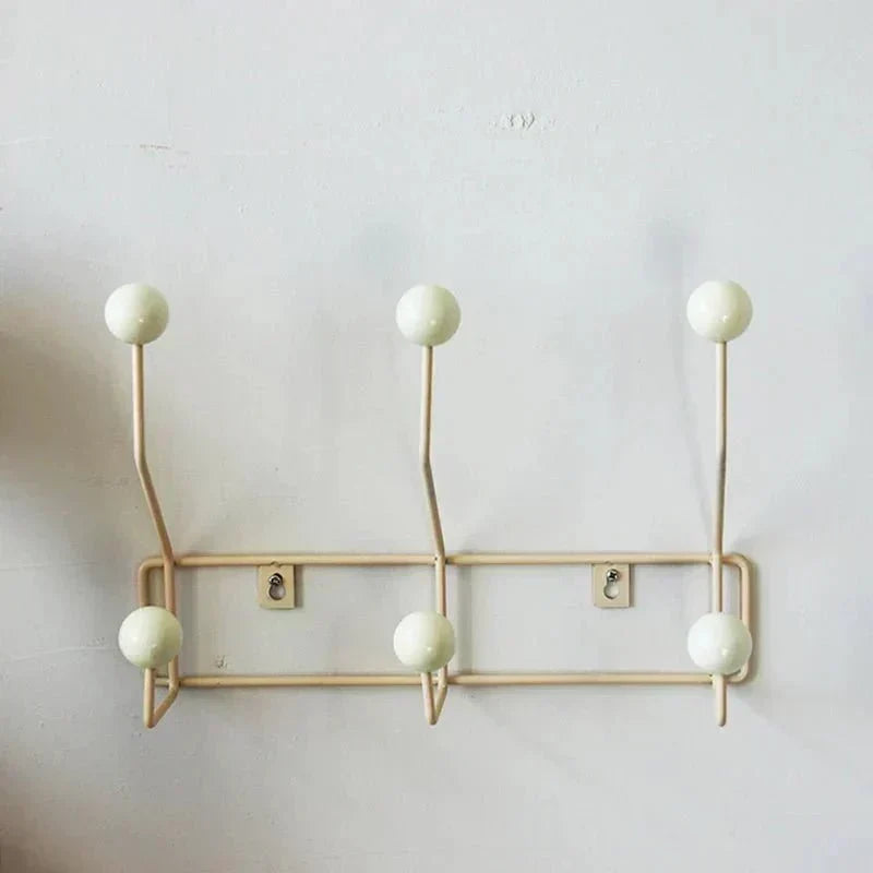 Vintage Metal Wall Coat Hooks for Jackets and Accessories