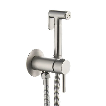 Wall Mounted Bidet Spray Faucet Set Hot Cold Water Mixer