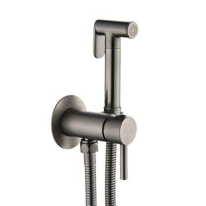 Wall Mounted Bidet Spray Faucet Set Hot Cold Water Mixer