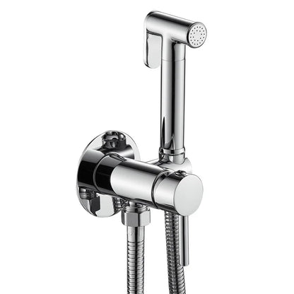 Wall Mounted Bidet Spray Faucet Set Hot Cold Water Mixer