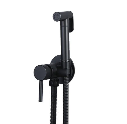 Wall Mounted Bidet Spray Faucet Set Hot Cold Water Mixer