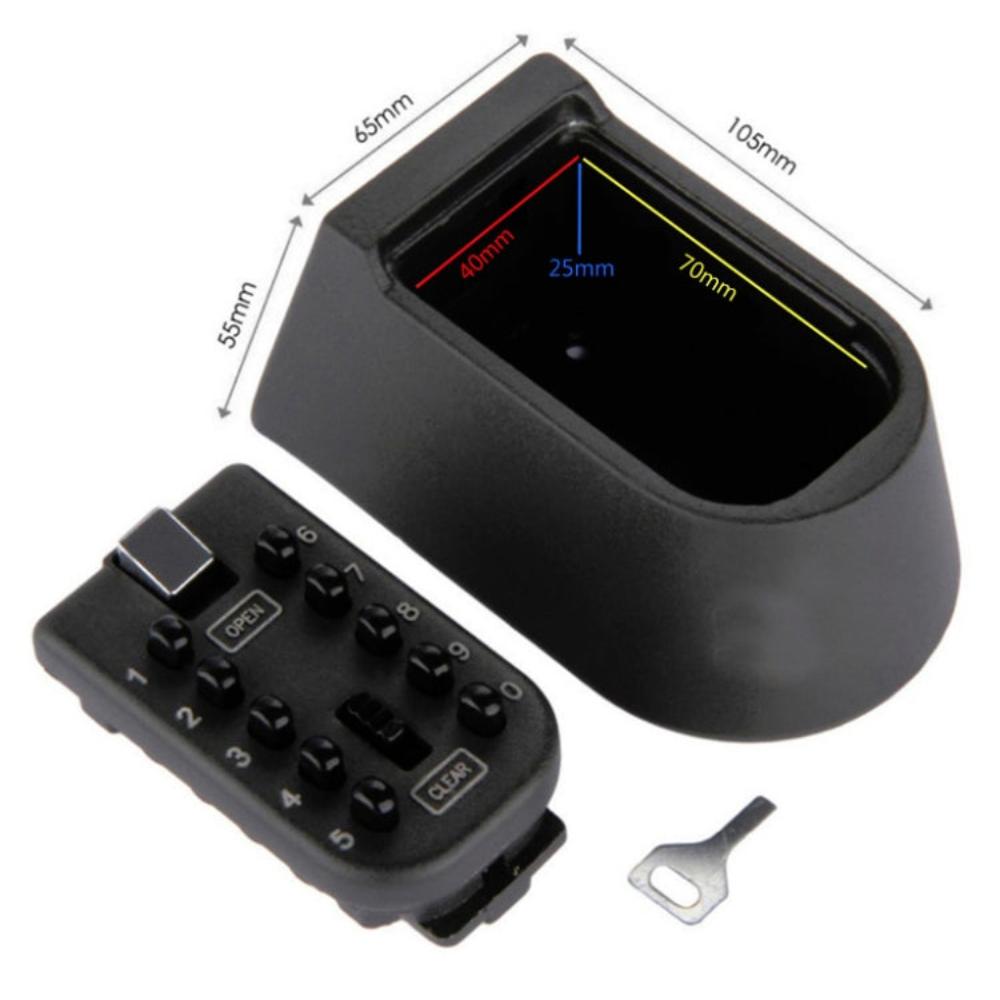 Wall Mounted Key Safe With 4 Digit Combination Lock