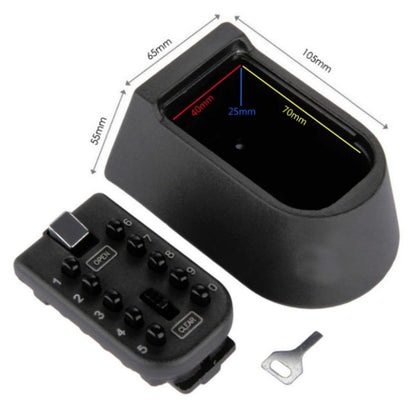 Wall Mounted Key Safe With 4 Digit Combination Lock