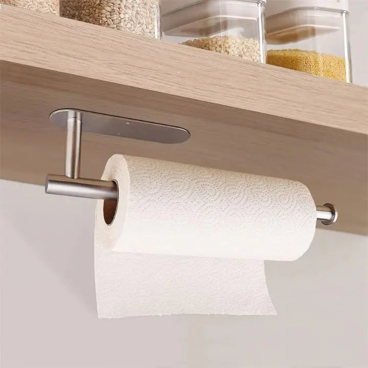 Wall Mounted Paper Towel Holder No Drill Stainless Steel